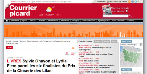 presse 2011 courrier picard